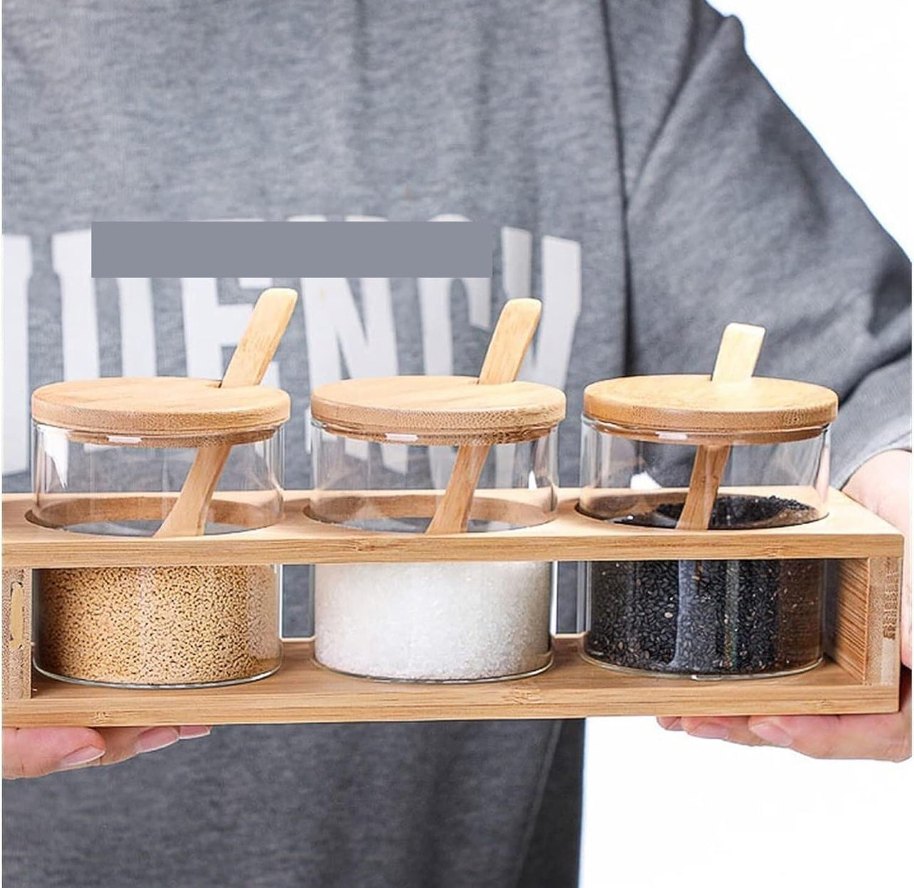 3 Set Jar With Stand