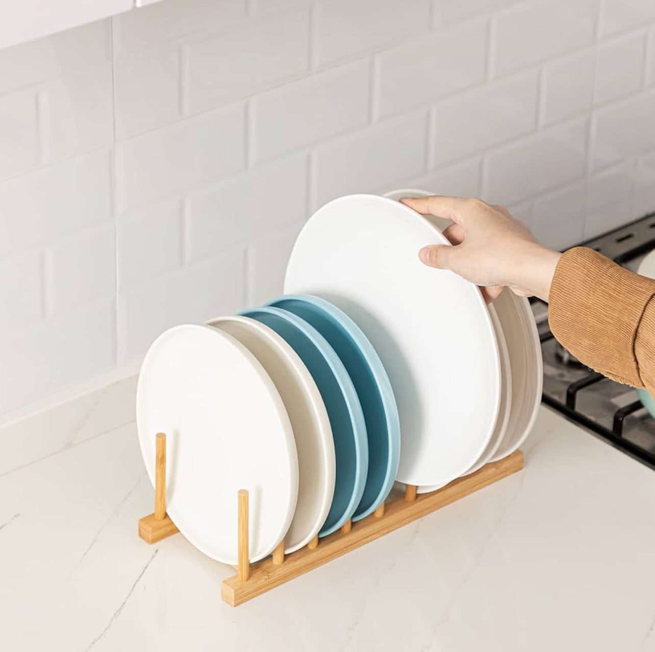 Bamboo Wooden Plate holder