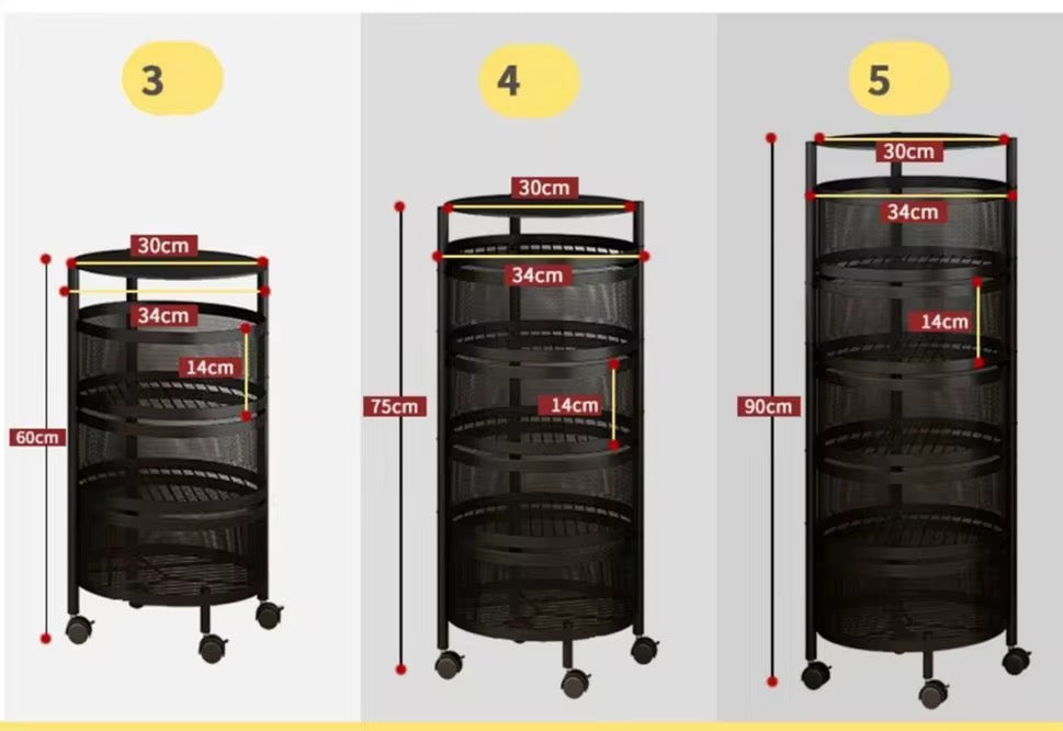 3 Tier Storage Cart