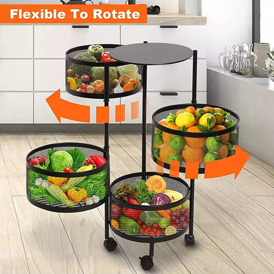 4 Tier Storage Cart