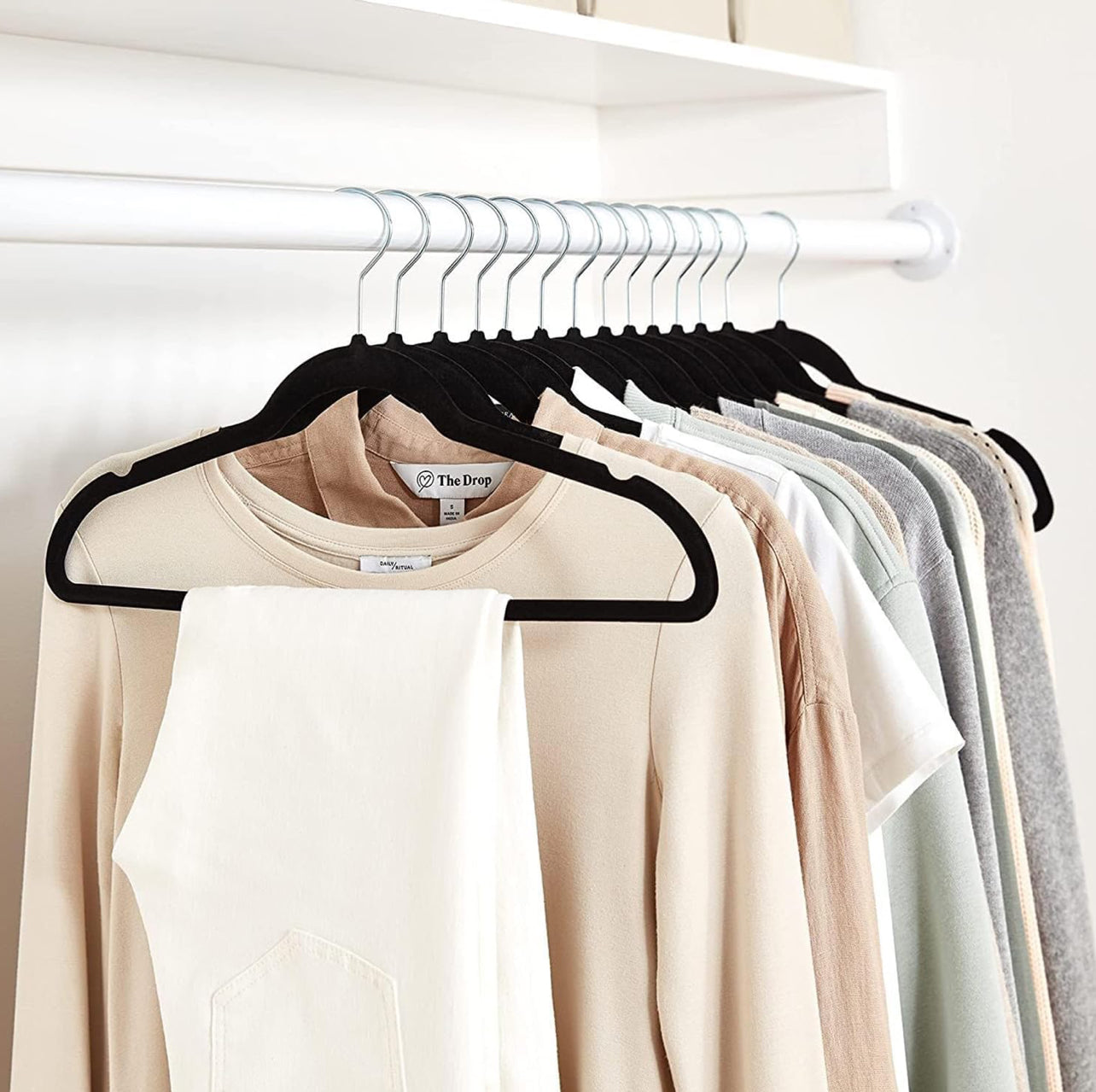 Houzofmaine Velvet Hangers 10 pack