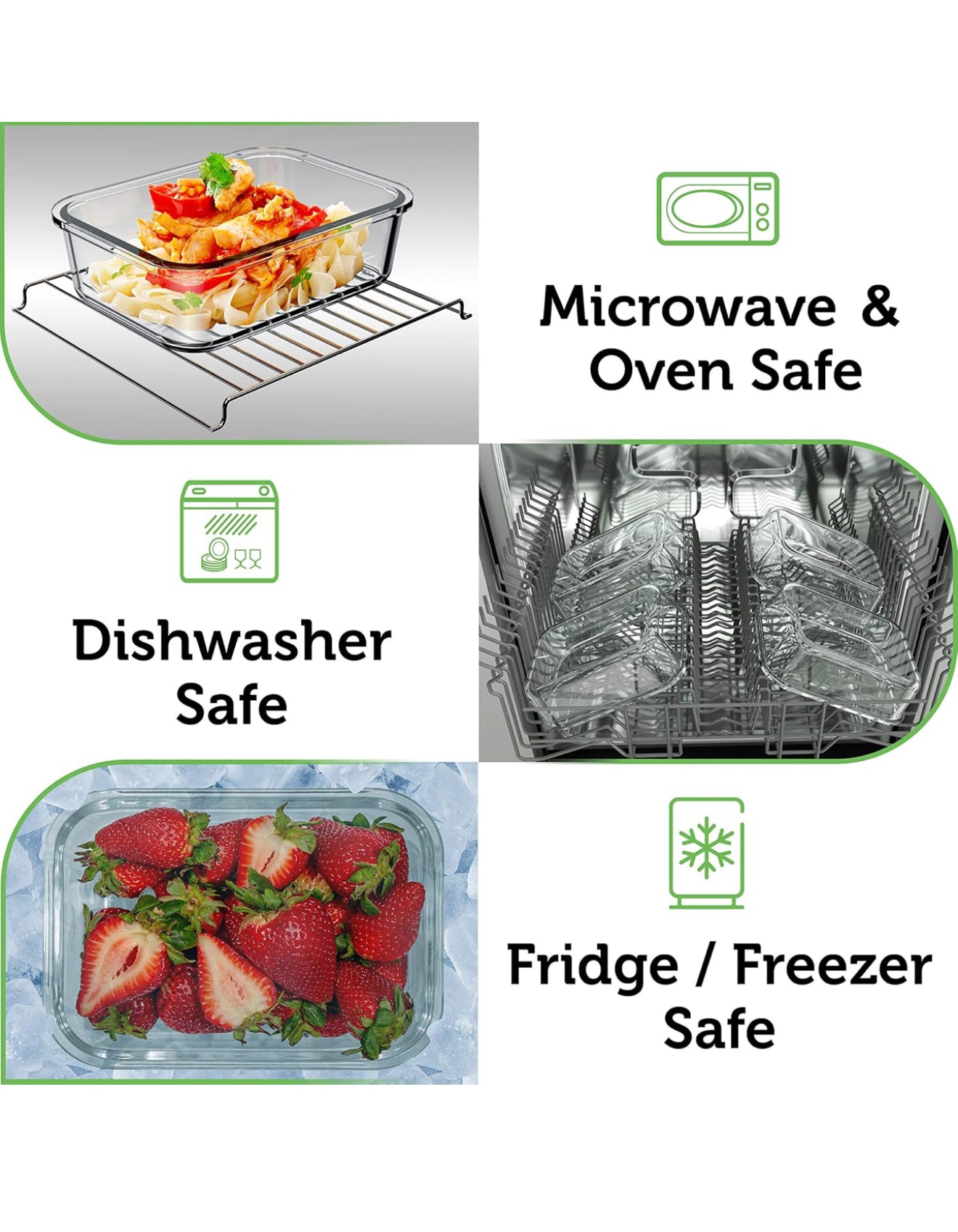 Large Food Storage Container (2Pack)