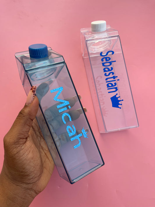 Blue Milk Carton Bottle (500 ml )